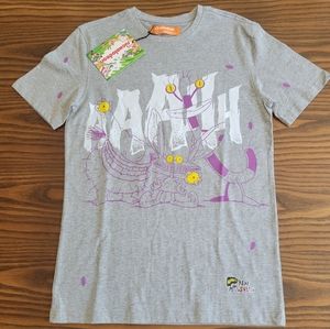NWT -- NICKELODEON Men's Gray Short-Sleeve T-Shirt | Size: S